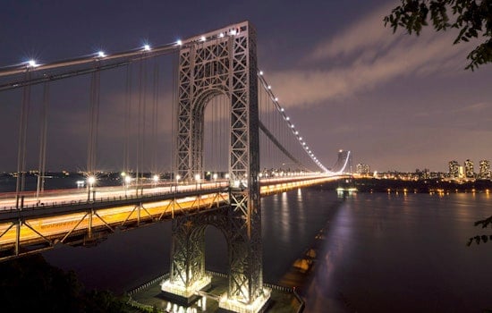 GWB Towers To Glow Nightly Over Washington Heights