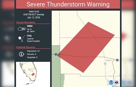 Hail-Slinging Storms Put Broward, Collier And Palm Beach On Edge Until 8 P.M.