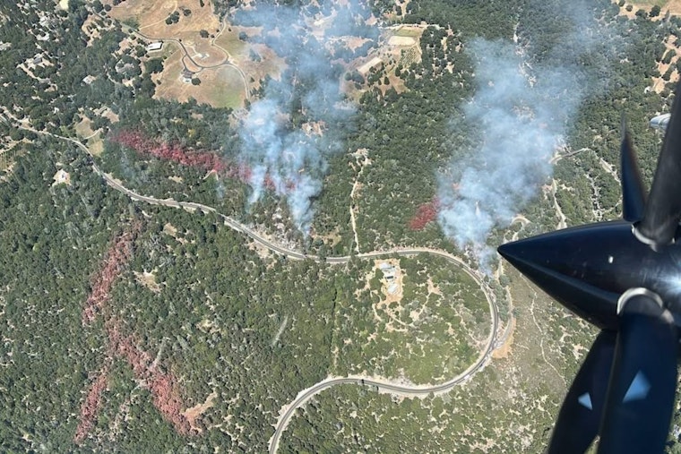 Happy Fire Slams Mt. Aukum Road, Drivers Diverted In El Dorado County