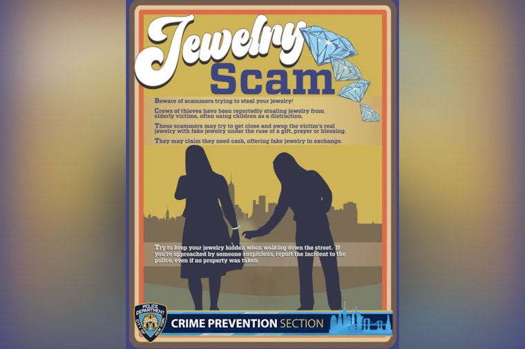 Harlem Sidewalk Swindlers Pull Jewelry Switcheroo, Cops Warn