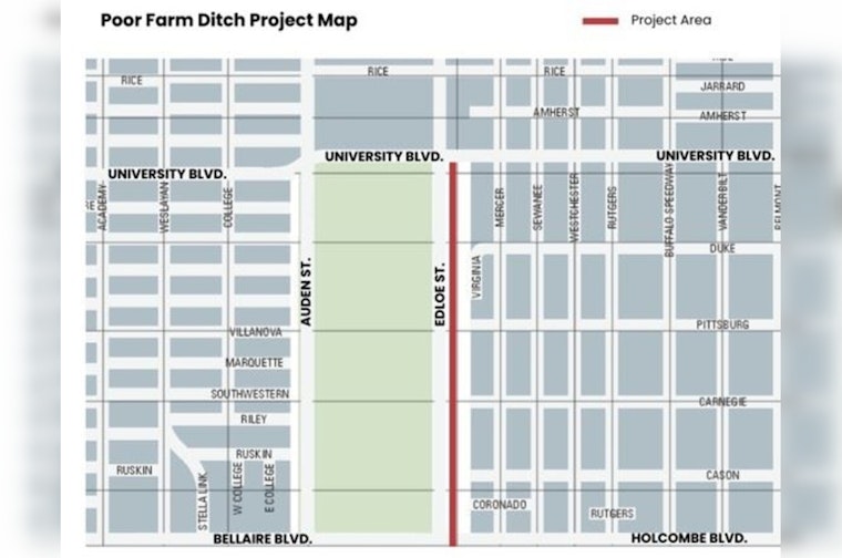 Harris County Kicks Off $32.7 Million Poor Farm Ditch Fix