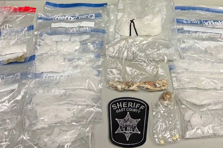 Hart County Traffic Stop Turns Into Big Meth Bust Near Commerce