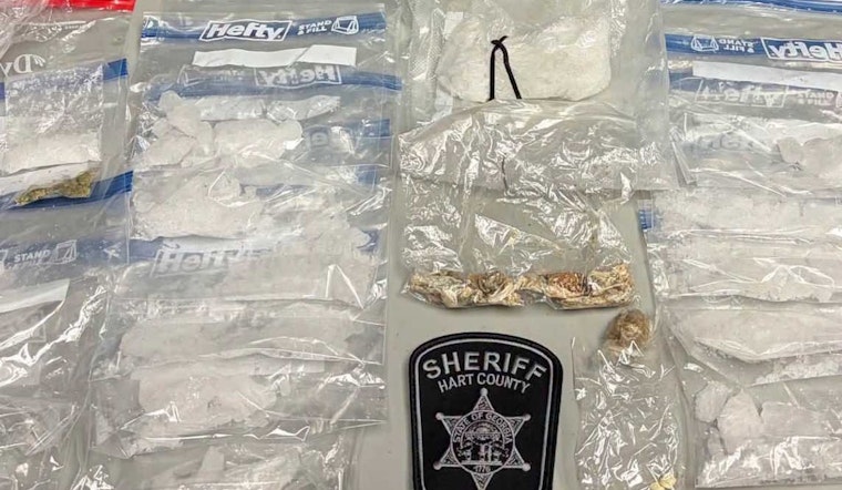 Hart County Traffic Stop Turns Into Big Meth Bust Near Commerce