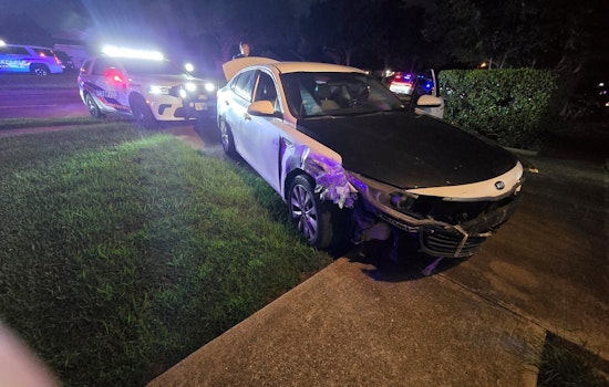 Headlights-Off Getaway Ends With Car In Northeast Harris County Home