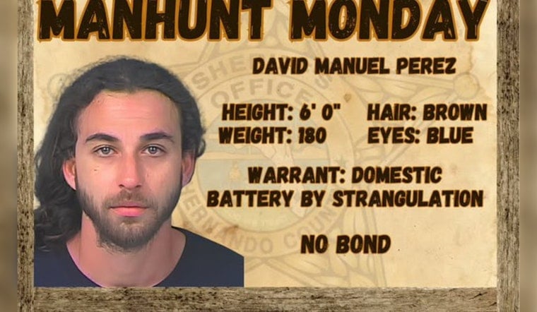Hernando Cops Hunt David Perez In Strangulation Case