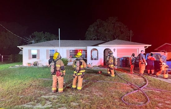 Hernando Electrical Blaze Boots Residents As Firefighters Save Three Cats