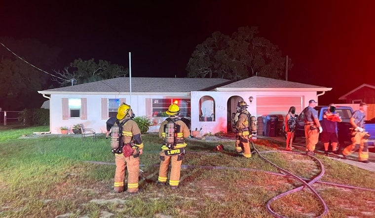 Hernando Electrical Blaze Boots Residents As Firefighters Save Three Cats