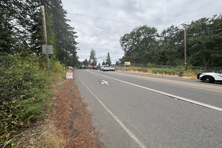 High-Speed Chase Near Yelm Ends in Smashup, Shuts SR-507 at Vail Road