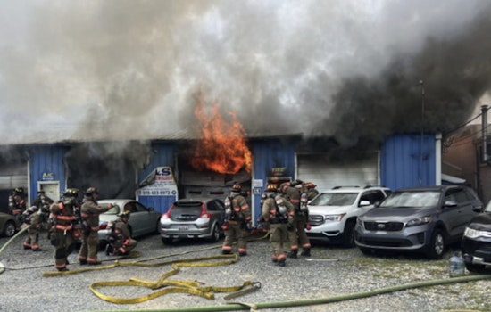 Hillsborough Road Inferno Guts Durham Auto Shop, Torches Multiple Cars