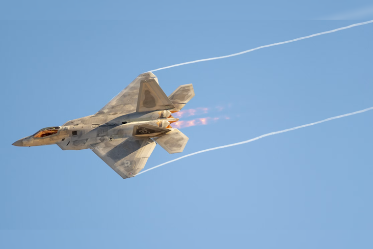 Hometown Ace Puts F-22 Raptor Over St. Cloud Skies
