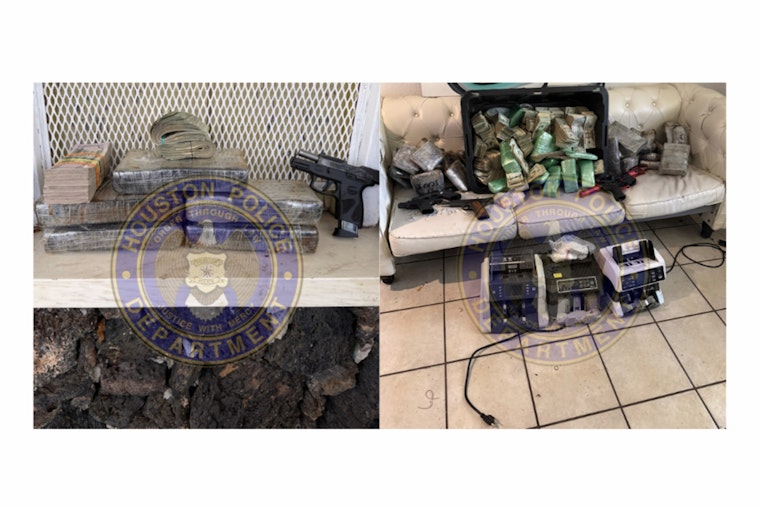 Houston Cops Haul In 27 Kilos, Cash Mountain In Drug Squad Raid
