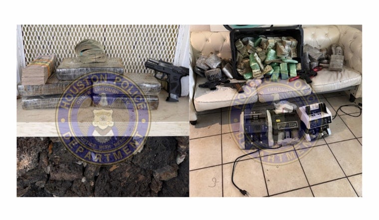 Houston Cops Haul In 27 Kilos, Cash Mountain In Drug Squad Raid