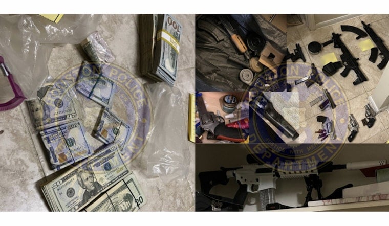 Houston Cops Snag 22 Illegal Guns, Meth, Cocaine and a Pile of Cash