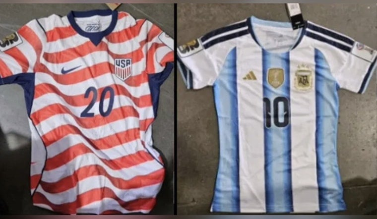 Houston Feds Snag $9 Million Pile Of Fake World Cup Swag At Bush Airport