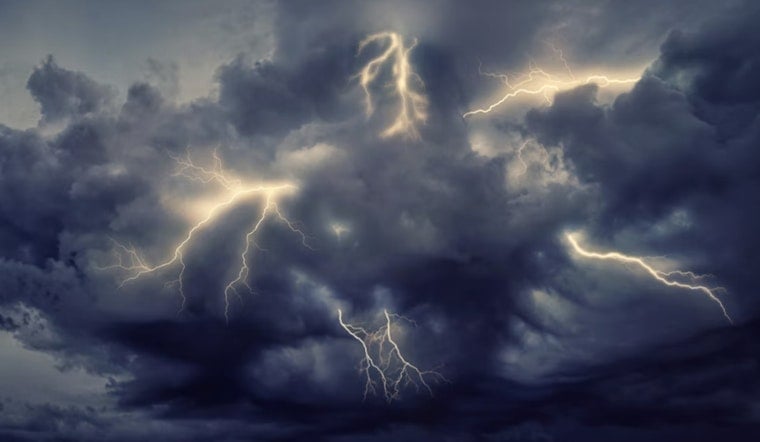 Houston Wake-Up Soaker as Gusty Storms, Street Flood Fears Hit Midweek