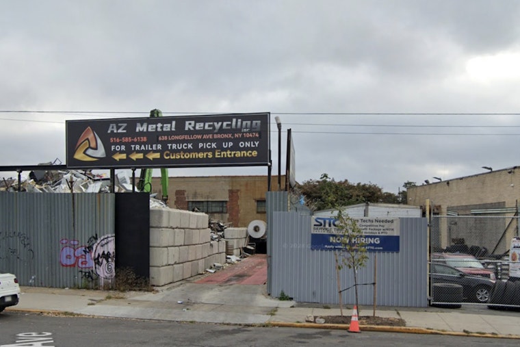 Hunts Point Choked By Towering Recycling Yard Inferno