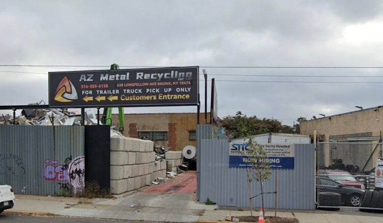 Hunts Point Choked By Towering Recycling Yard Inferno