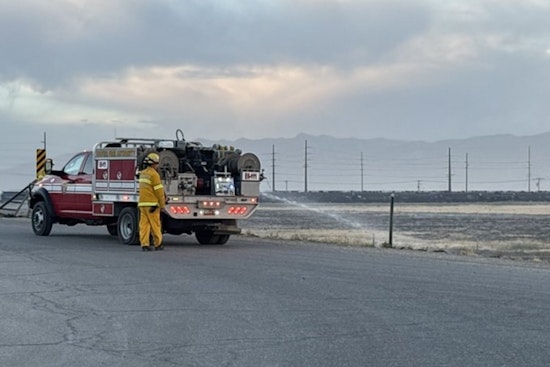 I-80 Grass Blaze Sends Smoke Over Salt Lake Valley Commute