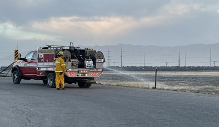 I-80 Grass Blaze Sends Smoke Over Salt Lake Valley Commute