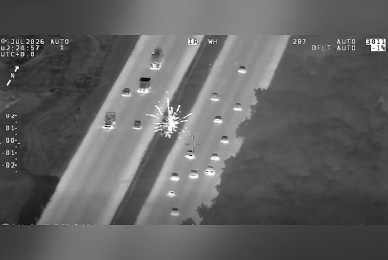 I-95 Near St. Augustine Turns Into Rolling Fireworks Show After Passenger Launches Mortars