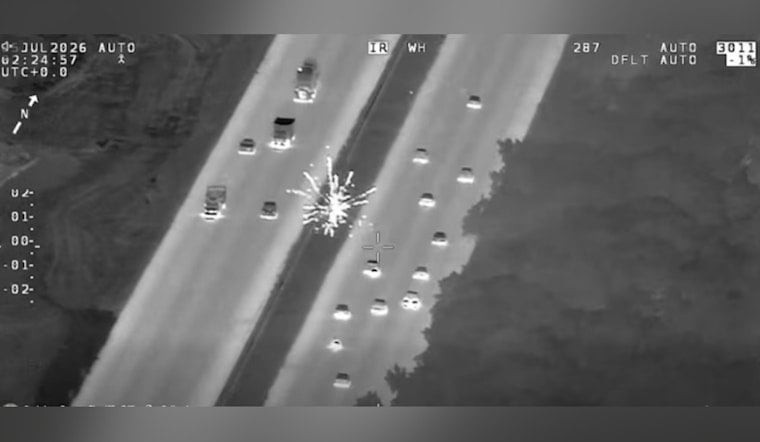 I-95 Near St. Augustine Turns Into Rolling Fireworks Show After Passenger Launches Mortars