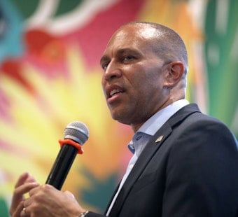 In Buffalo, Jeffries Vows To Gut Trump Medicaid Rule If Voters Flip The House
