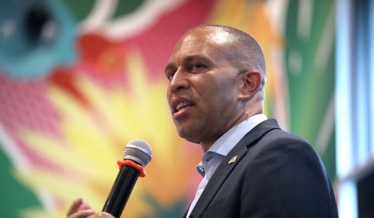 In Buffalo, Jeffries Vows To Gut Trump Medicaid Rule If Voters Flip The House