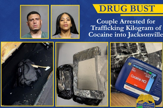Jacksonville Couple Arrested With Kilo Of Cocaine Hidden In Car