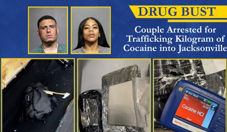 Jacksonville Couple Arrested With Kilo Of Cocaine Hidden In Car