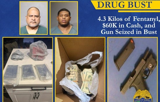 Jax Cops Seize 4 Kilos Of Fentanyl In Apartment Raid, Snare Chicago Suspect