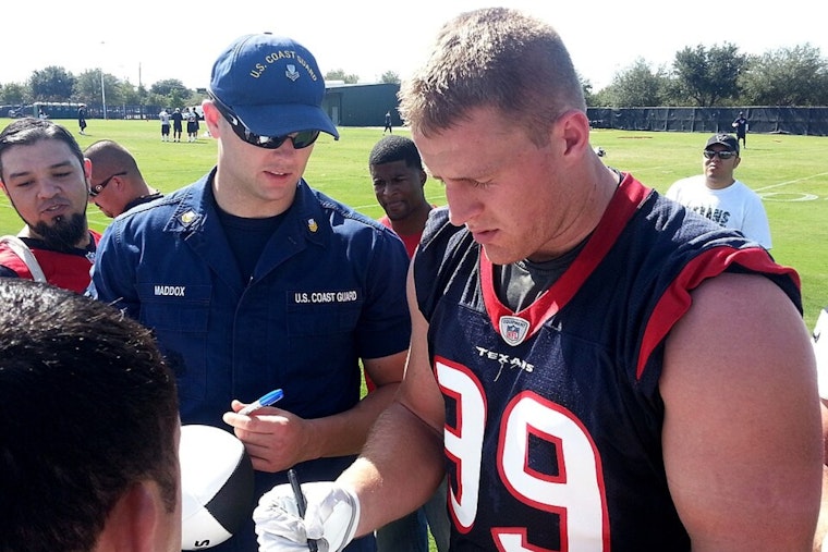 JJ Watt Rolls Through Cincy, Crowns Luke Kuechly a No-Doubt Hall of Famer