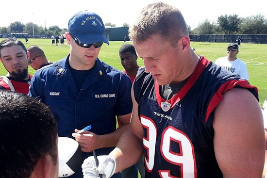 JJ Watt Rolls Through Cincy, Crowns Luke Kuechly a No-Doubt Hall of Famer