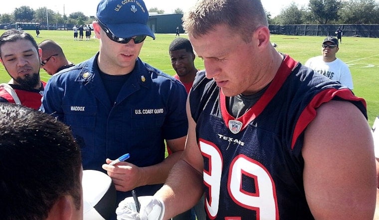 JJ Watt Rolls Through Cincy, Crowns Luke Kuechly a No-Doubt Hall of Famer