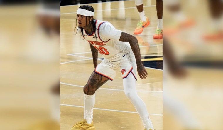 Jordan Clarkson Held Back As Travis Scott Club Chaos Erupts In Noho