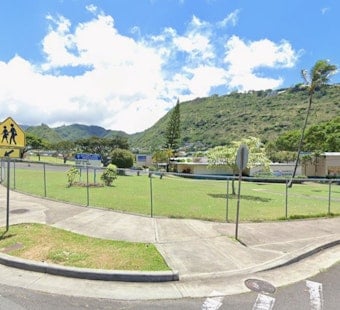 Kaimuki Blaze Erupts in Empty Jarrett Middle School Building