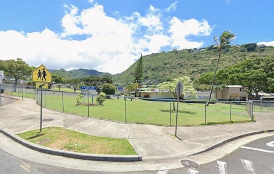 Kaimuki Blaze Erupts in Empty Jarrett Middle School Building