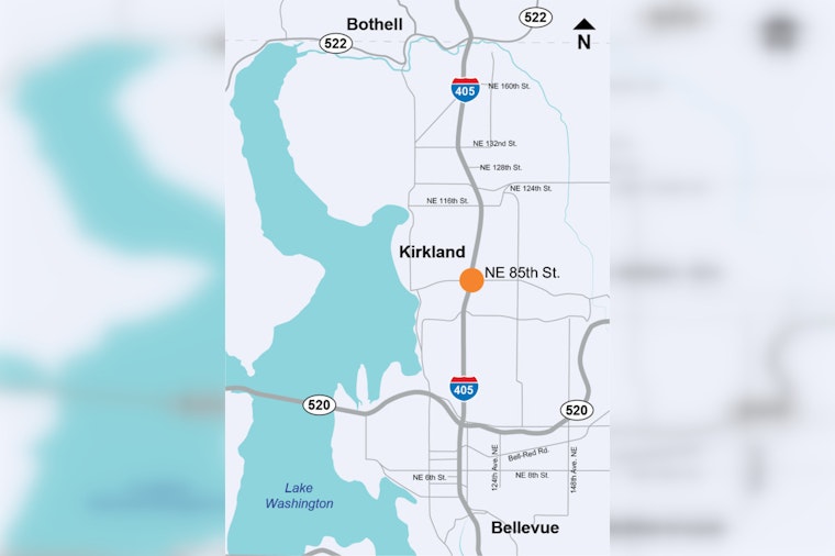 Kirkland’s Triple-Decker Freeway Hub Rises As Stride BRT Nears I-405