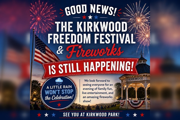 Rain Soaks Kirkwood, But Freedom Festival Crowd Stays Put