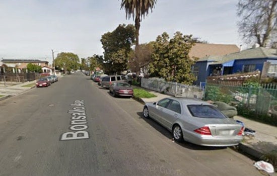 LAFD Responds To South LA House Fire At 7018 S Bonsallo Ave