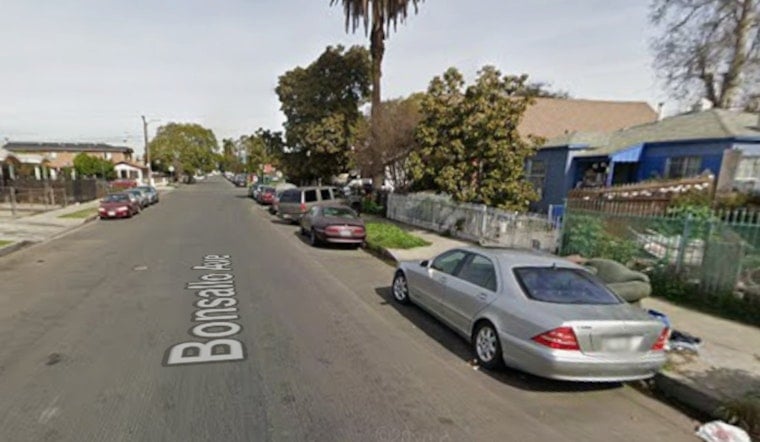 LAFD Responds To South LA House Fire At 7018 S Bonsallo Ave
