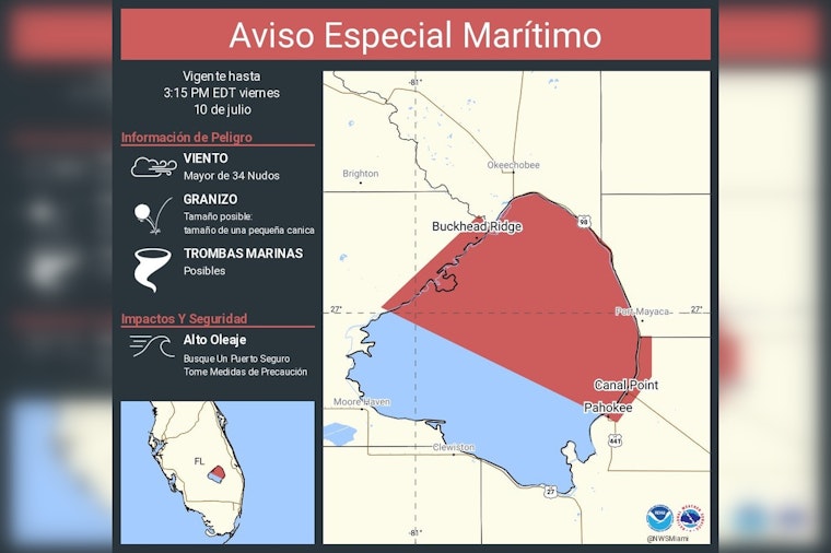 Lake Okeechobee Boaters Scramble As Spanish Storm Alert Hits