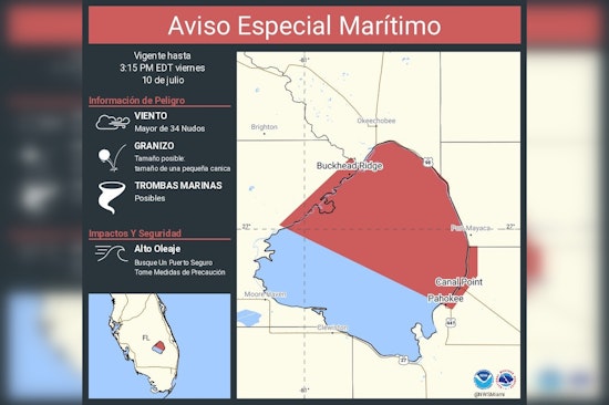 Lake Okeechobee Boaters Scramble As Spanish Storm Alert Hits