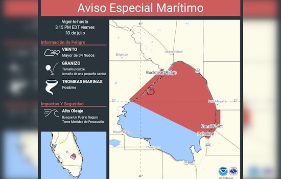 Lake Okeechobee Boaters Scramble As Spanish Storm Alert Hits
