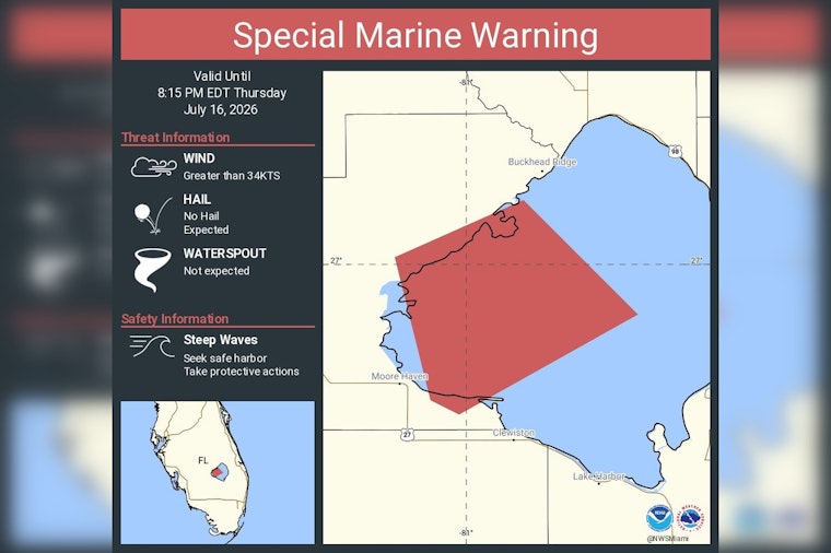 Lake Okeechobee Storm Warning Sends Boaters Racing for Shore