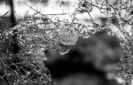 Las Vegas Driver's Windshield Shattered By Flying Industrial Chain Link