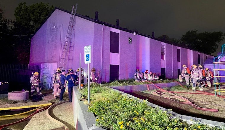 Late-Night Blaze Empties Chase Village Building In North Austin