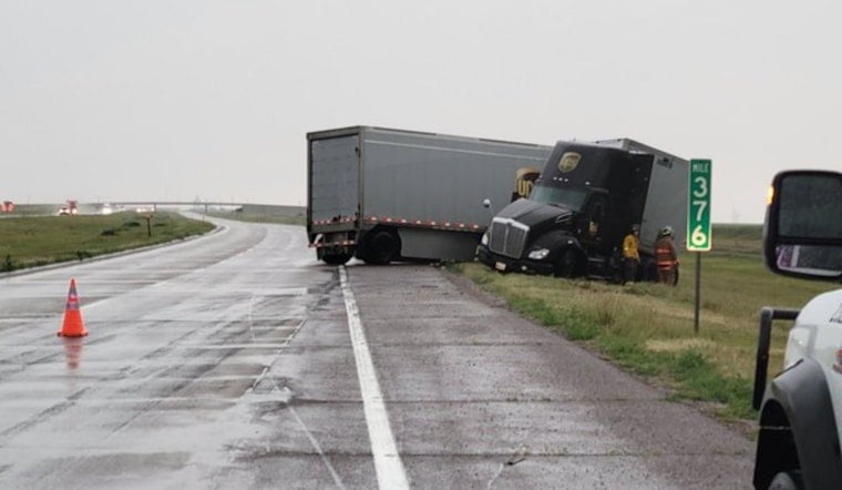 Leaking Gas Semi Brings I-70 To A Screeching Halt Near Limon