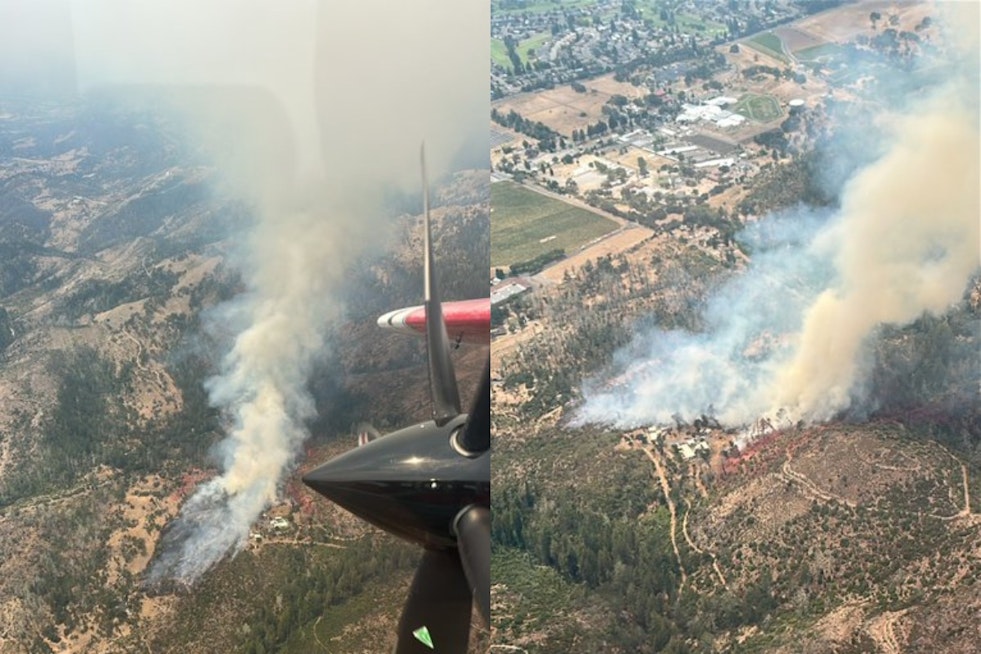 Ledson Fire Erupts Along Santa Rosa’s Hwy 12, Forcing Evacuations