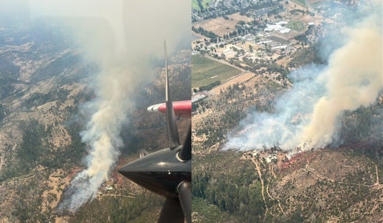Ledson Fire Erupts Along Santa Rosa’s Hwy 12, Forcing Evacuations
