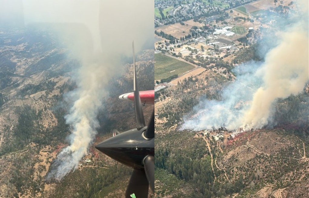 Ledson Fire Erupts Along Santa Rosa’s Hwy 12, Forcing Evacuations
